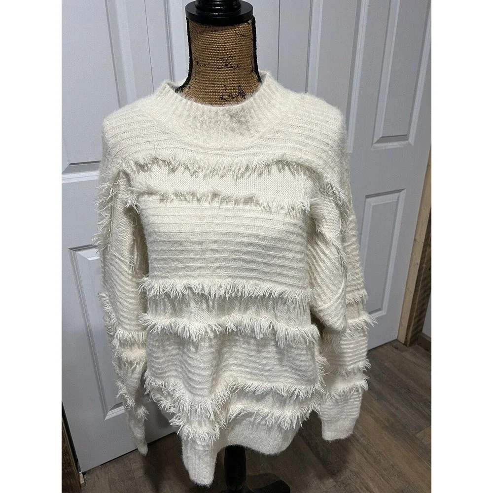 Very J Shaggy Sweater Size L
